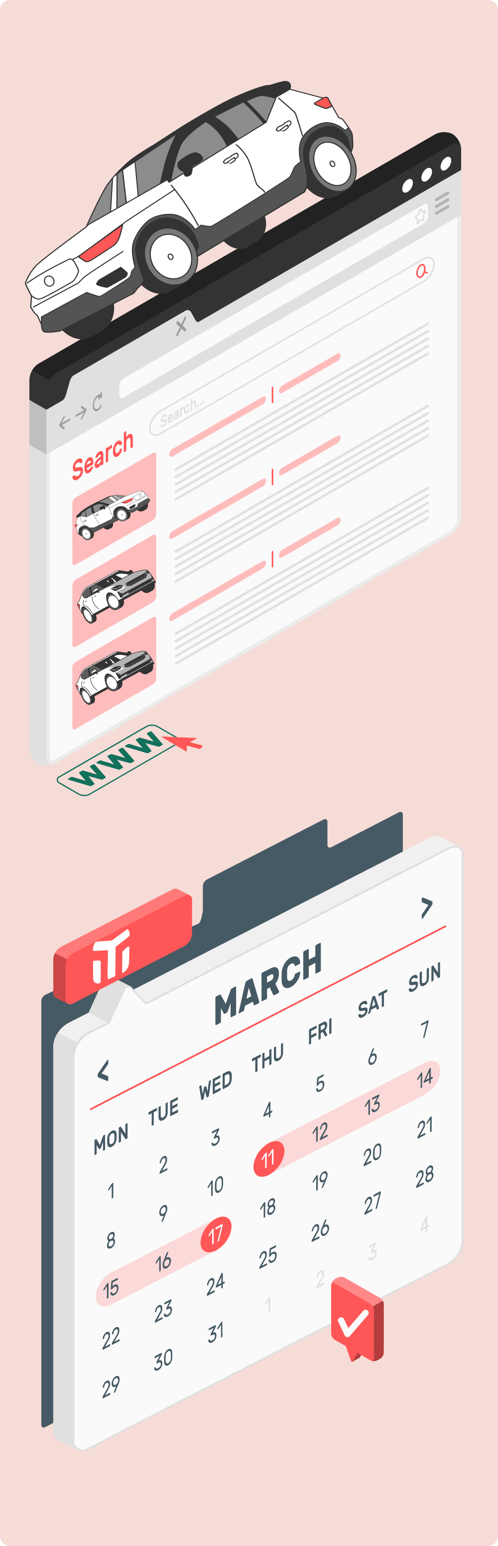 Car rental management system
