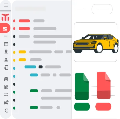 car garage and spare part management system